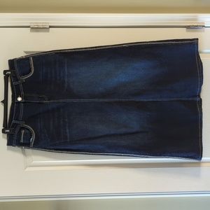 Be-Girl Dark Denim Blue Skirt - Large